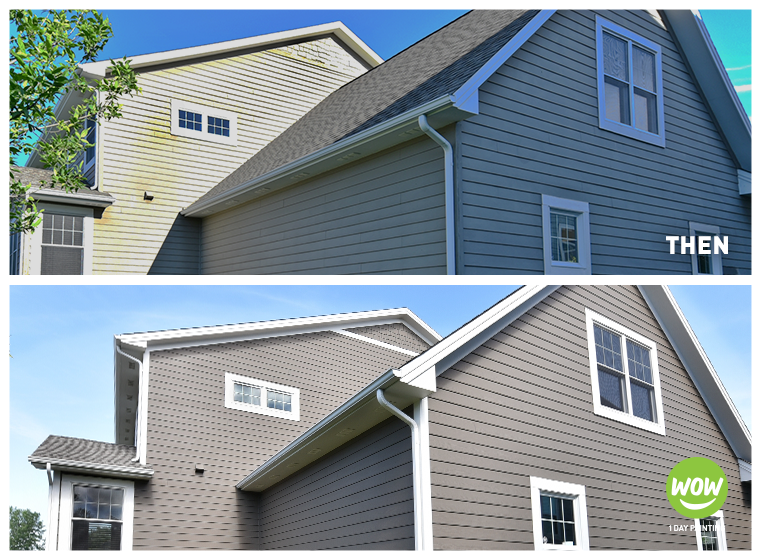 Our Top Exterior Transformations WOW 1 DAY PAINTING